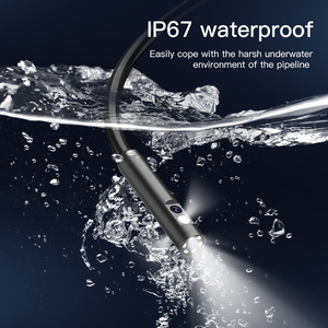 Chuyên nghiệp 4.3inch IPS cứng nhắc không thấm nước cống ống borescope ô tô video kiểm tra công cụ sửa chữa công nghiệp nội soi máy ảnh - Product Image 6