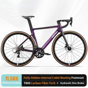 <span class=keywords><strong>Bicicleta</strong></span> de Carretera de Carreras con Horquilla de Fibra de <span class=keywords><strong>Carbono</strong></span> Genuina, <span class=keywords><strong>Bicicleta</strong></span> de Carretera Di2 de 18 Velocidades OEM, <span class=keywords><strong>Bicicleta</strong></span> de Carretera St-4009 para Pista - Product Image 3