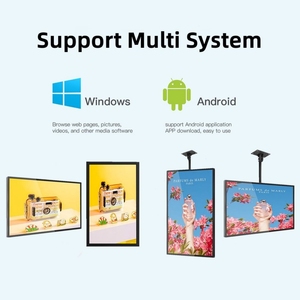 43 inch treo tường ngoài trời kỹ thuật số biển quảng cáo hiển thị cho hỗ trợ ngoài trời hình ảnh video âm nhạc văn bản năng động trình chiếu - Product Image 4