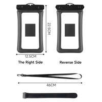 Sac étanche à écran tactile pour le sport en plein air, course à pied, pochette anti-transpiration pour téléphone portable avec brassard