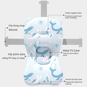 Red de baño multifunción Universal para bebés recién nacidos con soporte para acostarse artefacto de suspensión de esponja de plástico para sentarse o acostarse - Product Image 4