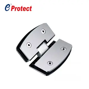 Cambered Edge 304 Stainless Steel Brass PSS SSS 135 Degree Shower Door Glass To Glass Shower Hinge For Glass Door