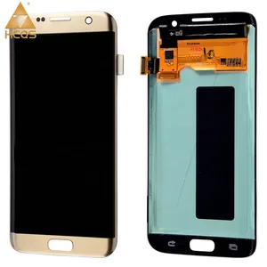 Wholesale OLED Screen for Samsung S7 Edge LCD OLED Screen Digitizer Touch Screen Display Smartphone LCD Repair Parts HCQS