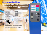 Kiosque de terminal d'impression et de paiement de billet de hall de Station à vendre