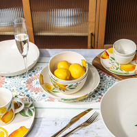 Vaisselle en céramique pour restaurant, hôtel, mariage, bols, assiettes, services de table