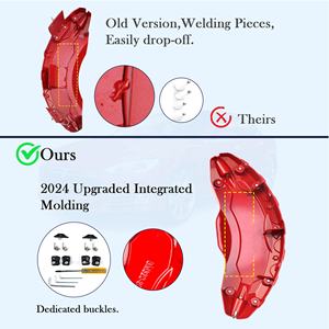 Couvercles d'étrier <span class=keywords><strong>de</strong></span> <span class=keywords><strong>frein</strong></span> pour <span class=keywords><strong>Tesla</strong></span> modèle Y modèle <span class=keywords><strong>3</strong></span> 2021-2025 18 19 20 pouces accessoires <span class=keywords><strong>de</strong></span> Modification <span class=keywords><strong>de</strong></span> moyeu <span class=keywords><strong>de</strong></span> roue 4 pièces 12 couleurs 2024 - Product Image 3