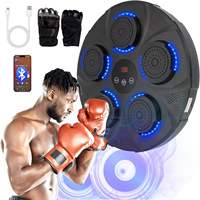 Machine de boxe musicale intelligente Bluetooth murale, équipement de boxe électronique, entraîneur de boxe, jeu de cible de frappe