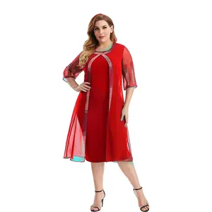 Gaun Pengiring Pengantin Pernikahan Anggur Gaun Malam Terinspirasi Desainer Wanita UKURAN 16 Gaun Payet Merah Ukuran Plus