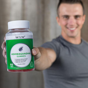 Gummies à l'ashwagandha de qualité supérieure, complément végétalien pour soulager le stress, soutenir l'humeur et réduire l'anxiété, bonbons gélifiés - Product Image 5