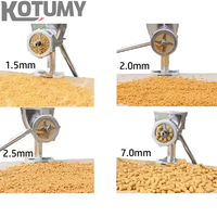 Nouvelle Machine Manuelle de Fabrication d'Aliments pour Poulets, Chiens, Poissons, Crevettes et Volaille, Granulateur et Extrudeuse de Granulés pour Industries Agricoles