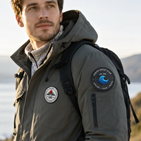 Patch en caoutchouc PVC souple personnalisé avec logo en relief pour sacs, vêtements, équipements de plein air et accessoires