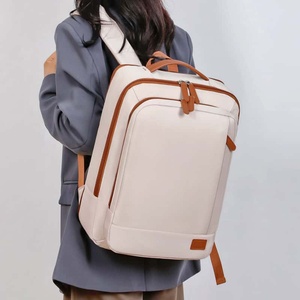 Nylon Casual Minimalist Backpack 20-37L Unisex Waterproof Zipper Closure Soft Handle Arcuate Shoulder Strap - Product Image 6