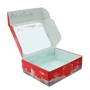 Xách tay tùy chỉnh đôi bên in ấn búp bê sang trọng quà tặng bao bì giấy vận chuyển hộp với PVC cửa sổ hiển thị - Product Image 2