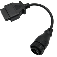 Cable adaptador de diagnóstico OBD2 de 14 pines, lector de códigos de error ECU, enlace de datos para equipos pesados, adecuado para Volvo