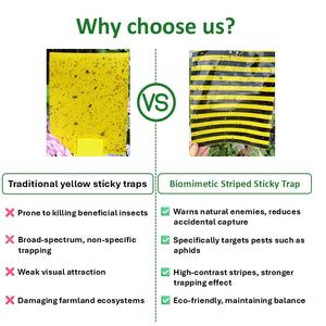 Pièges collants bioniques en gros pour <span class=keywords><strong>insectes</strong></span> avec technologie d'effet de bord amélioré pour grandes surfaces et serres commerciales - Product Image 3
