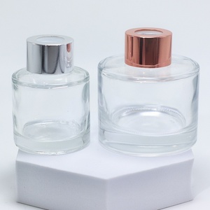 Personnalisé 100ml 200ml vide or bouchon carré parfum Reed maison diffuseur bouteille en verre - Product Image 3