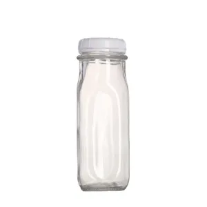 الأسهم الجديدة 250 مللي 500 مللي مربع الزجاجات ل الزعرور خلاط العصائر الطازجة عصير Pediasure الفانيليا الحليب مع الأبيض البلاستيك كاب