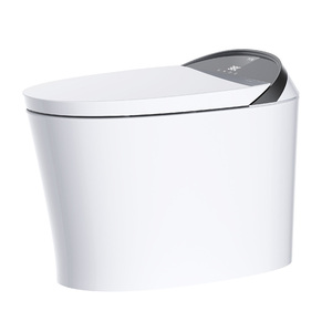 Thông minh một mảnh Nhật Bản <span class=keywords><strong>commode</strong></span> nhà vệ sinh bát tự động cảm biến tuôn ra điều khiển từ xa S-trap thoát nước điện phòng tắm nhà vệ sinh <span class=keywords><strong>commode</strong></span> - Product Image 2