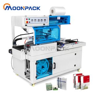Machine <span class=keywords><strong>de</strong></span> scellage et <span class=keywords><strong>de</strong></span> découpe Moonpack FQL450, type L, plastique, rouleau <span class=keywords><strong>de</strong></span> film POF, machine <span class=keywords><strong>de</strong></span> scellage et <span class=keywords><strong>de</strong></span> découpe automatique <span class=keywords><strong>de</strong></span> nourriture en plastique - Product Image 1
