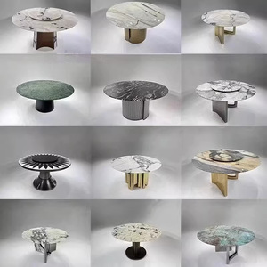ฐานสแตนเลสสตีลทรงกรวยที่ถูกตัดทอนสำหรับโต๊ะอาหารแบบอิตาลีหรูหรา - Product Image 2