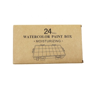 BECOL Offre Spéciale – Boîte de Palette en Plastique Transparente Hermétique à 24 Compartiments, Portable, Vide, pour Peinture Acrylique et <span class=keywords><strong>Aquarelle</strong></span>, Idéale pour Artistes - Product Image 6