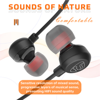 SOMIC TONE S500 Headset Gaming Berkualitas Tinggi dengan Kabel, Jack 3.5mm, Bass Mendalam, Earphone HiFi, Mikrofon, Tahan Air IPX-4, Driver Dinamis