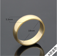 Alliance confortable en or 18 carats pour femmes Bagues de couple en tungstène poli de style classique avec placage à l'or rose