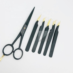 แหนบต่อขนตาสแตนเลสแบบญี่ปุ่นปรับแต่งโลโก้ได้ - Product Image 3