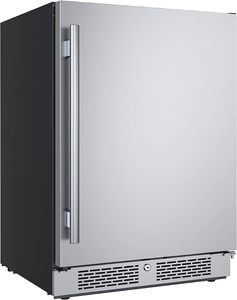 Réfrigérateur encastrable NUELEAD NE-355 avec porte en mousse, affichage numérique, 130L, pour boissons, bar à domicile, sous comptoir - Product Image 1