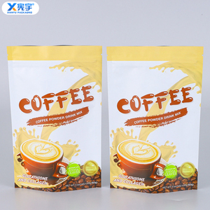 Bolsa de Aluminio con Logotipo Impreso Personalizado, Bolsa de Mylar Reutilizable a Prueba de Humedad para Café en Polvo, Cacao, Latte y Matcha - Product Image 3