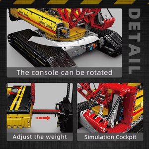 Mould <span class=keywords><strong>King</strong></span> 17015 Jouets de construction techniques : <span class=keywords><strong>Grue</strong></span> RC Crawler LR13000, Ensemble de briques à assembler, <span class=keywords><strong>Camion</strong></span>, Cadeau de Noël pour enfants - Product Image 5