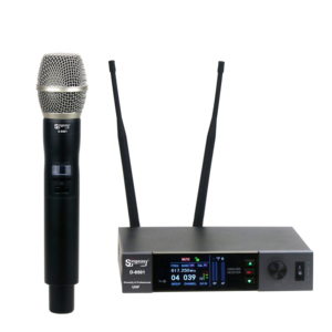 Micrófono inalámbrico de múltiples frecuencias 200 de un solo canal 100 de Metros True Diversity UHF - Product Image 2