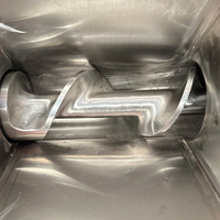 Broyeur à viande automatique robuste avec moteur efficace, hachoir industriel pour viande congelée et machine à broyer les os de poulet