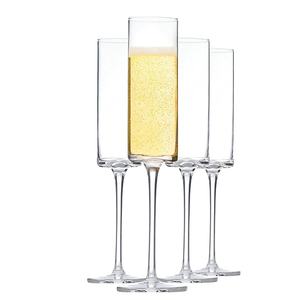 En gros Sans Plomb Moderne Élégant Cristal Personnaliser Flûtes À Champagne En Verre Cadeau pour Mariage - Product Image 1