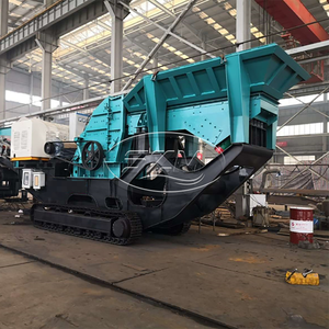 Máy Nghiền Tác Động Di Động Máy Nghiền Đá Vôi Theo Dõi Thực Vật Có Bánh Xe Màn Hình Rung Máy Nghiền Di Động - Product Image 2