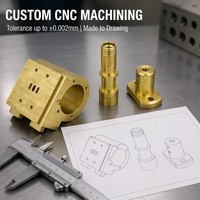 Pièces en laiton usinées CNC sur mesure OEM à faible MOQ, composants de tournage et de fraisage de précision en cuivre bronze C36000 H59 H62
