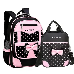 Vente en gros de sac à dos d'étudiant imperméable pour les loisirs, design de mode coréen magnifique, mignon, sacs d'école pour enfants et filles