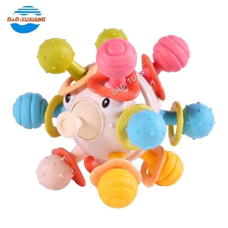 Intelligent Teether Ball Sensory Learning Toy for Babies