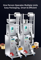 Machine d'emballage pour sachets de 100g, 200g, 500g de poudre de psyllium, de piment rouge, de thé matcha, d'assaisonnement, de soda, de légumes, de farine de poisson