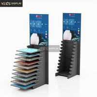 Support de présentation de bureau Yeks en métal écologique, personnalisable, moderne, simple et léger pour carreaux de céramique et de pierre