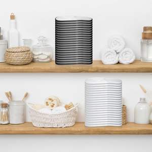 Chaussons doux, respirants et antidérapants pour hôtel, spa, maison, location, voyage, mariage, blanc, blanc - Product Image 3