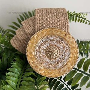Usine En Gros Bohême Tropical Vacances Mode PP Paille Tressé <span class=keywords><strong>Ceinture</strong></span> Élastique Femmes Ceintures <span class=keywords><strong>Raphia</strong></span> Ceintures - Product Image 3