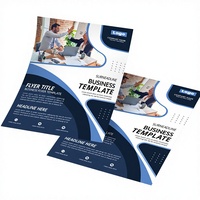 Brochures promotionnelles personnalisées en couleur, imprimées numériquement, à piqûre à cheval, pour la publicité d'entreprise (vente en gros)