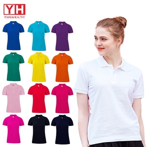 <span class=keywords><strong>Polo</strong></span> Sportiva da Golf da <span class=keywords><strong>Donna</strong></span> con Stampa Serigrafica del Logo Personalizzato, <span class=keywords><strong>Polo</strong></span> di Alta Qualità in 100% Cotone per <span class=keywords><strong>Donna</strong></span> - Product Image 3