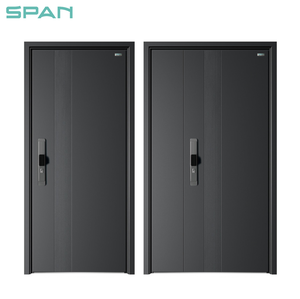 Hiện Đại Tối Giản Thiết Kế Nhà An Ninh Nhôm Cửa Vào Hoàn Thành Thép Phía Trước Nhập Cửa Cho Bên Ngoài Biệt Thự Khách Sạn - Product Image 2