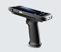 جهاز Chainway C66 المحمول المتين بتقنية RFID يعمل بنظام أندرويد 11.0/13.0 مع ماسح الباركود Zebra SE4710 1D/2D