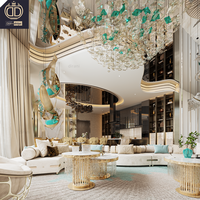 Service de rendu 3D de villas contemporaines, design d'intérieur avec mobilier de luxe sur mesure, solution clé en main