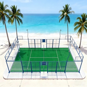 หลังคาสนามแพเดิลทีนนิสแบบกำหนดเองจากผู้ผลิต สนามแพเดิลทีนนิสสำหรับขาย สนามแพเดิลทีนนิสแบบพาโนรามา สร้างสนามแพเดิลทีนนิส - Product Image 5