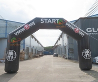 Arc de course gonflable bon marché, arc de ligne d'arrivée de début gonflable directement de l'usine gonflable de 360