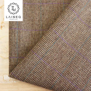 2023 Élégance intemporelle: <span class=keywords><strong>la</strong></span> beauté des textiles en <span class=keywords><strong>laine</strong></span> fine tissu en <span class=keywords><strong>laine</strong></span> à carreaux 70% <span class=keywords><strong>laine</strong></span> double face pour manteau - Product Image 6